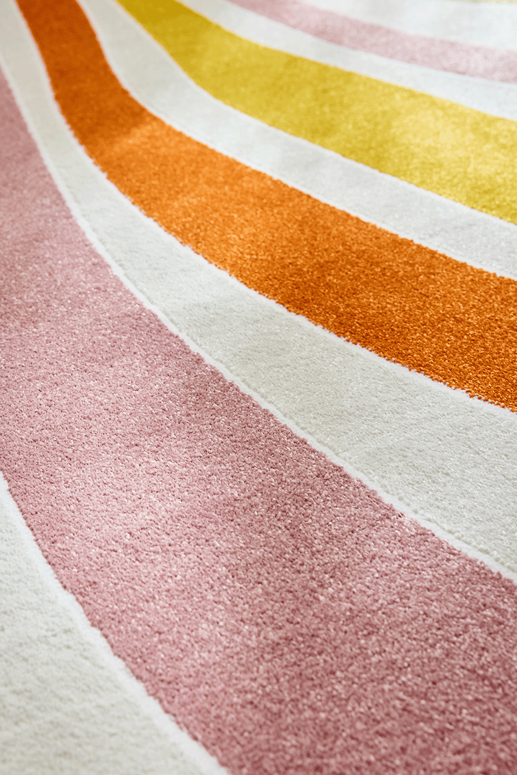 Multicolored wave rug: MEM565MUL MEMPHIS
