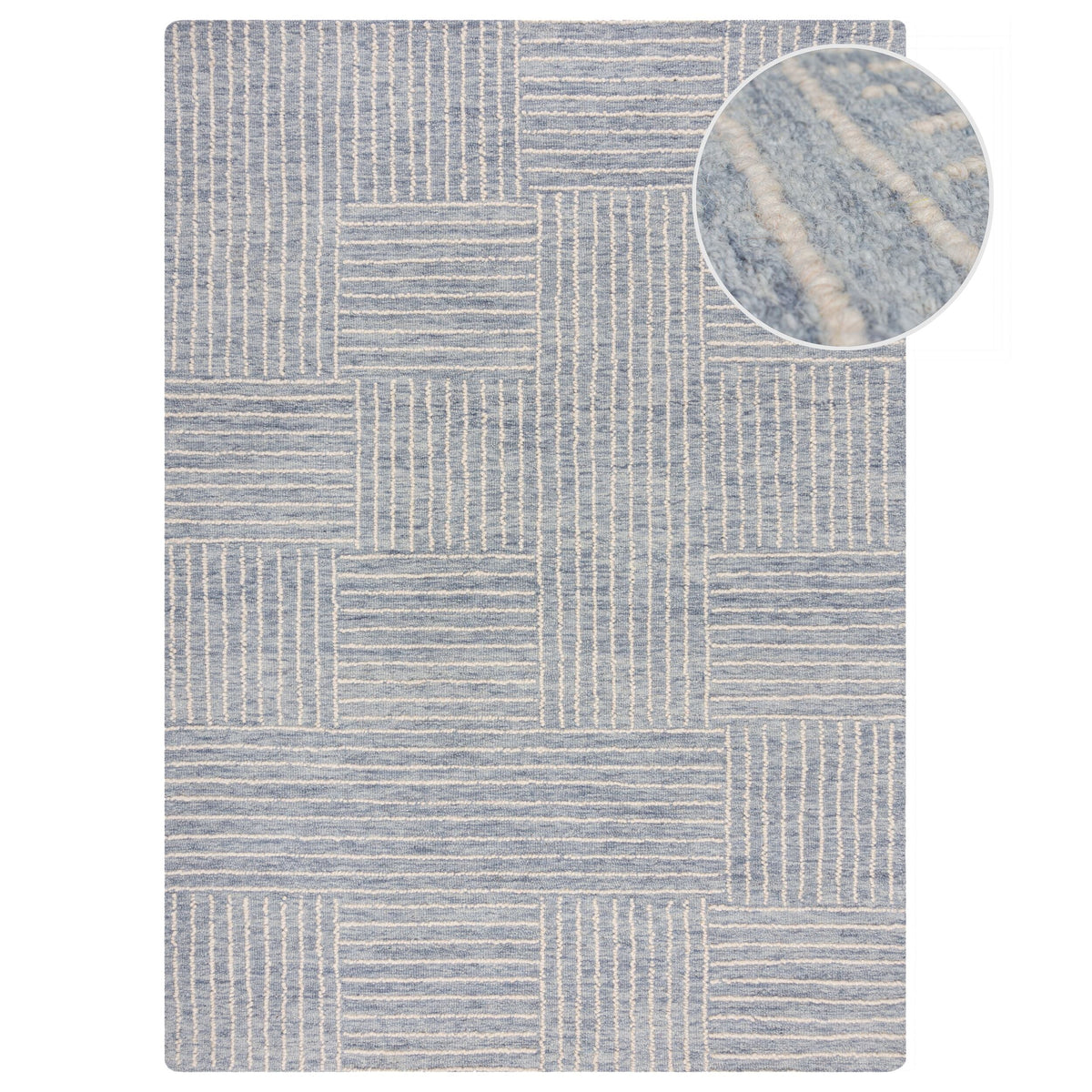 Abstract Check - Tapis Pure Laine