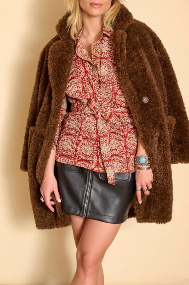 Memphis Coat - Choco