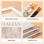 Mini Paint By Numbers 15X20Cm (6 Pieces) - Dolce Vita
