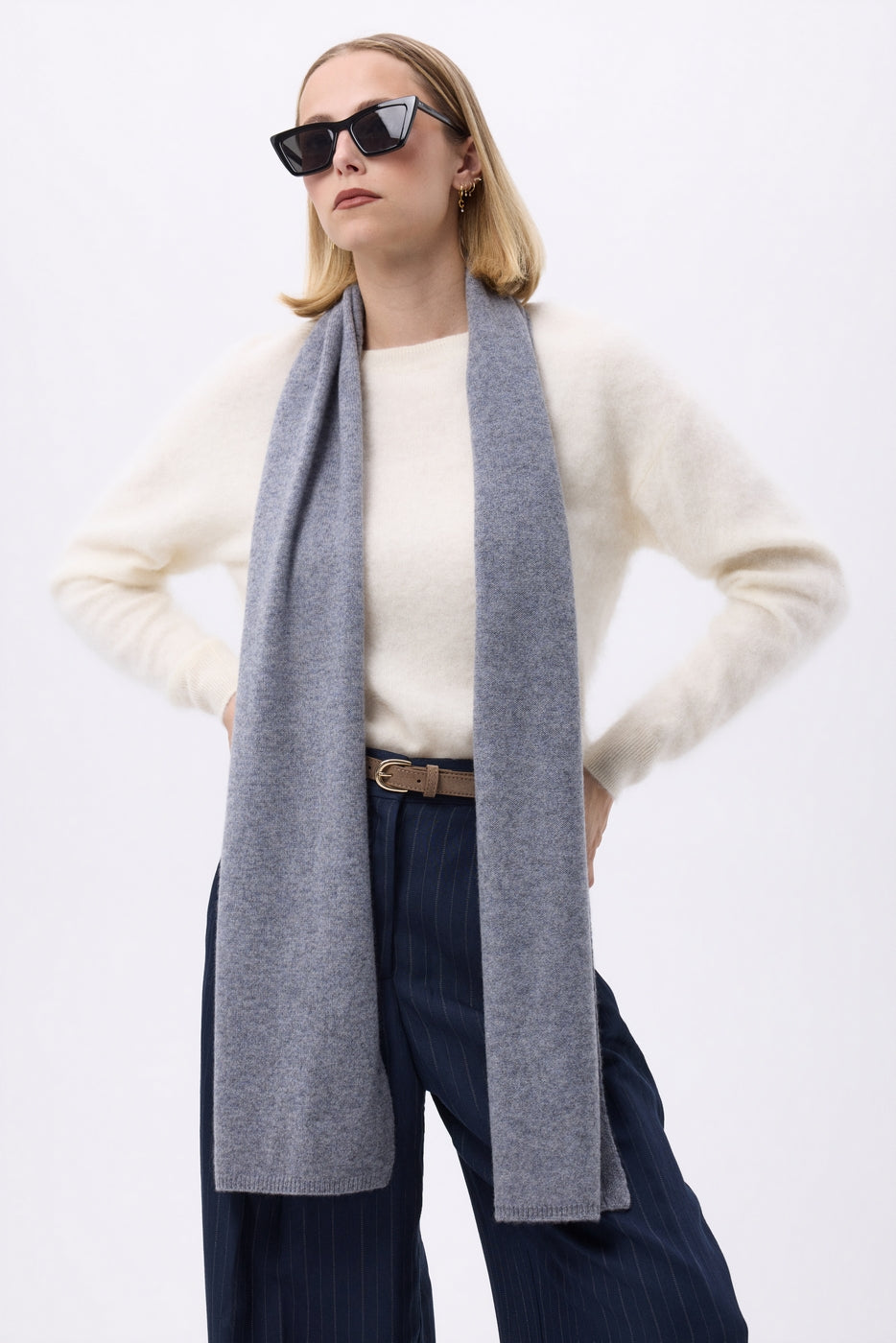 Halsduk Stola Unisex Mh-001 – Mörkgrå – Unisex