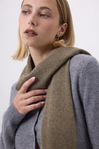 Unisex-Kaschmirschal Stola – Khakigrün – Unisex
