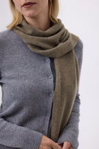 Unisex-Kaschmirschal Stola – Khakigrün – Unisex