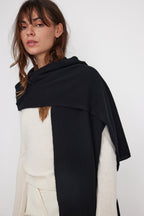Stola-Tørklæde i Kashmir - Sort - Unisex