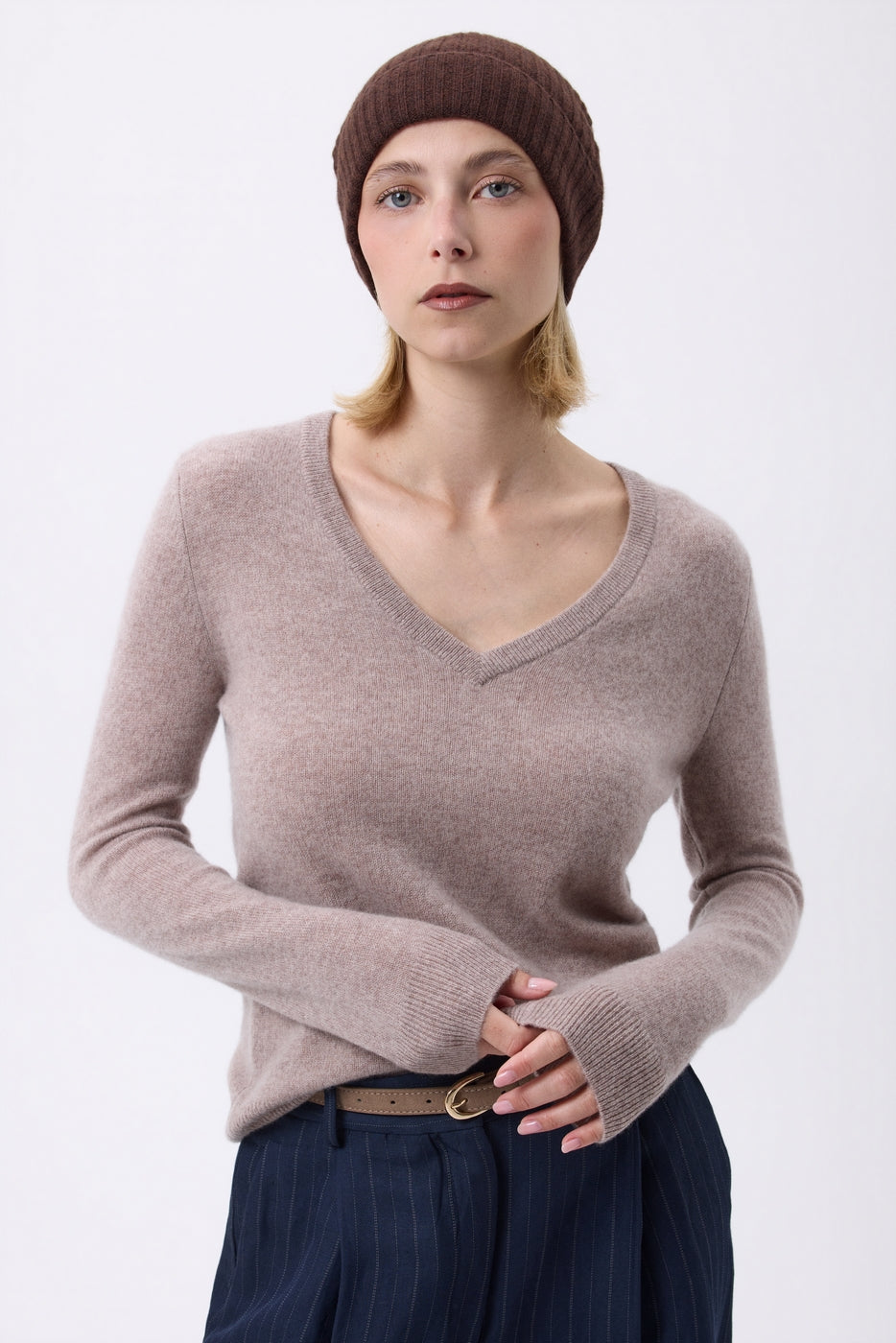 Czapka unisex Mh-007 - Brązowa - Unisex