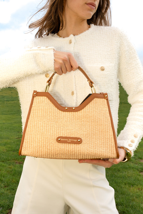 Mini Cassis Handbag - Camel