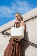 Sac Porte Epaule Ala - Blanc Casse