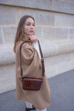 Bolso de hombro Alva - Marrón