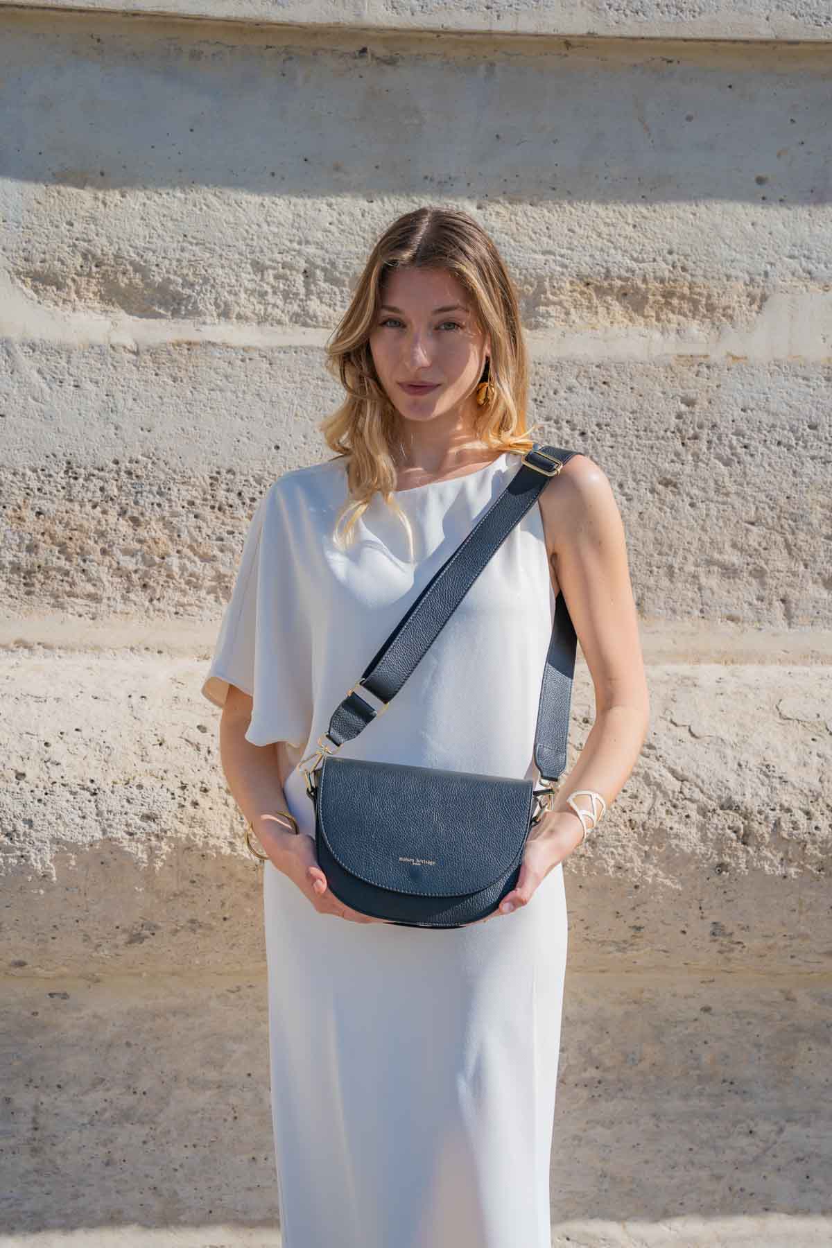 Bolso bandolera Amarone - Negro