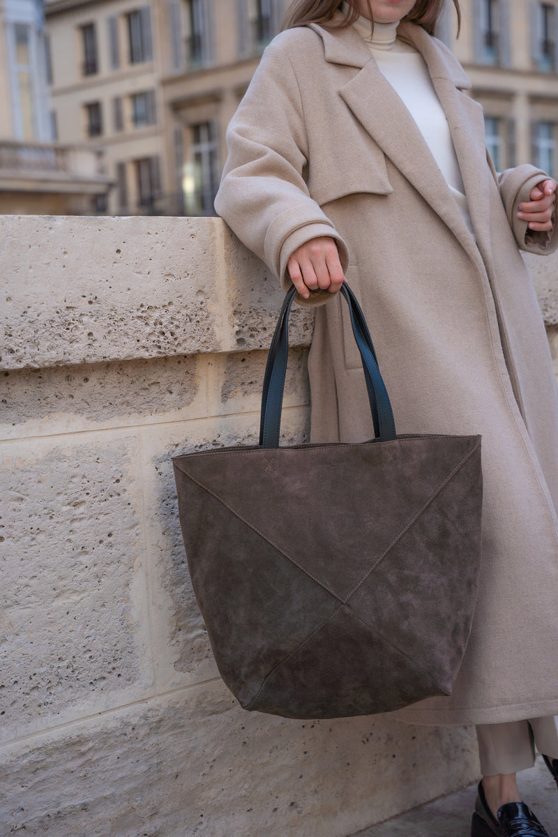 Sac À Main Cruza - Taupe