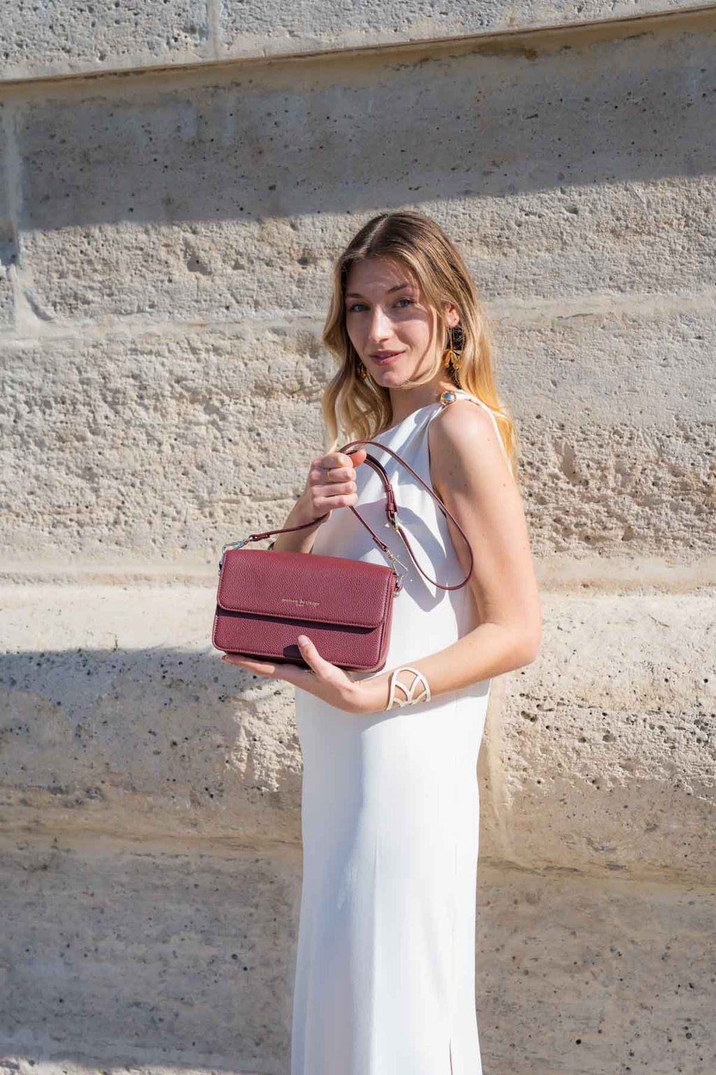 Kairo Handbag - Burgundy