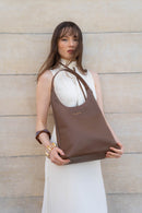 Sac Porté-Épaule Kira - Camel