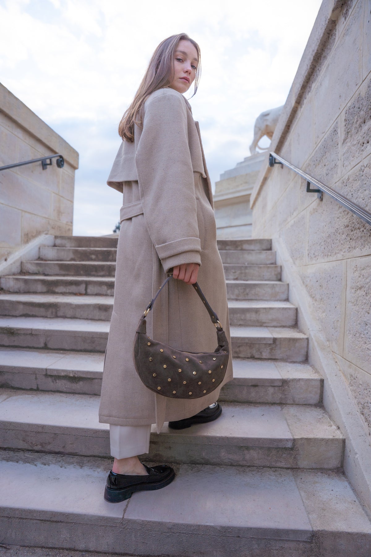 Lyra Crossbody Bag - Taupe
