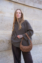 Bolso de hombro Lyra - Marrón
