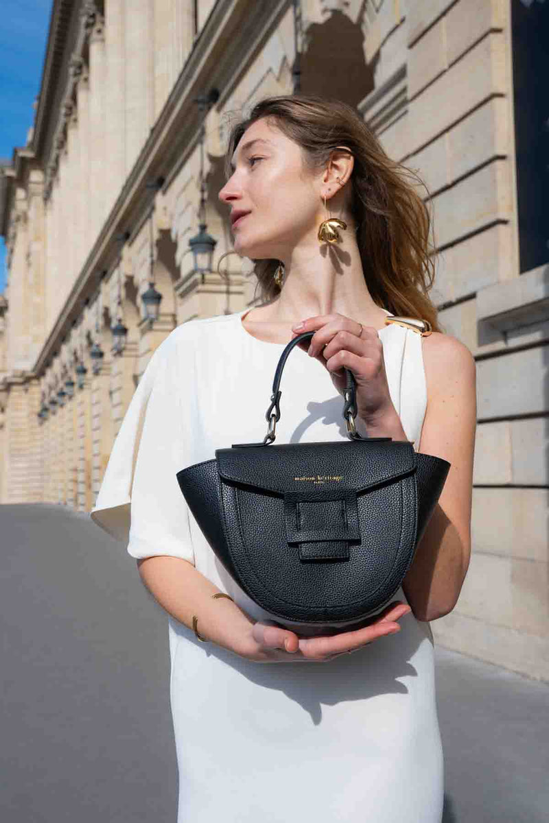 Sac A Main Mini Votti Graine - Noir