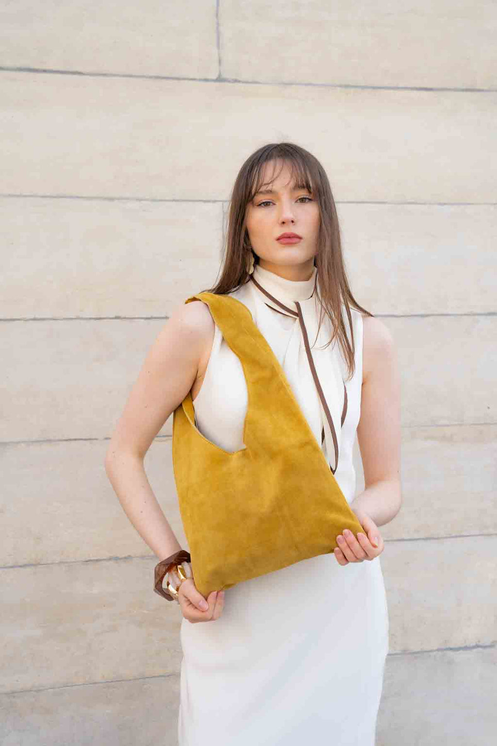 Bolso de hombro Rica - Amarillo