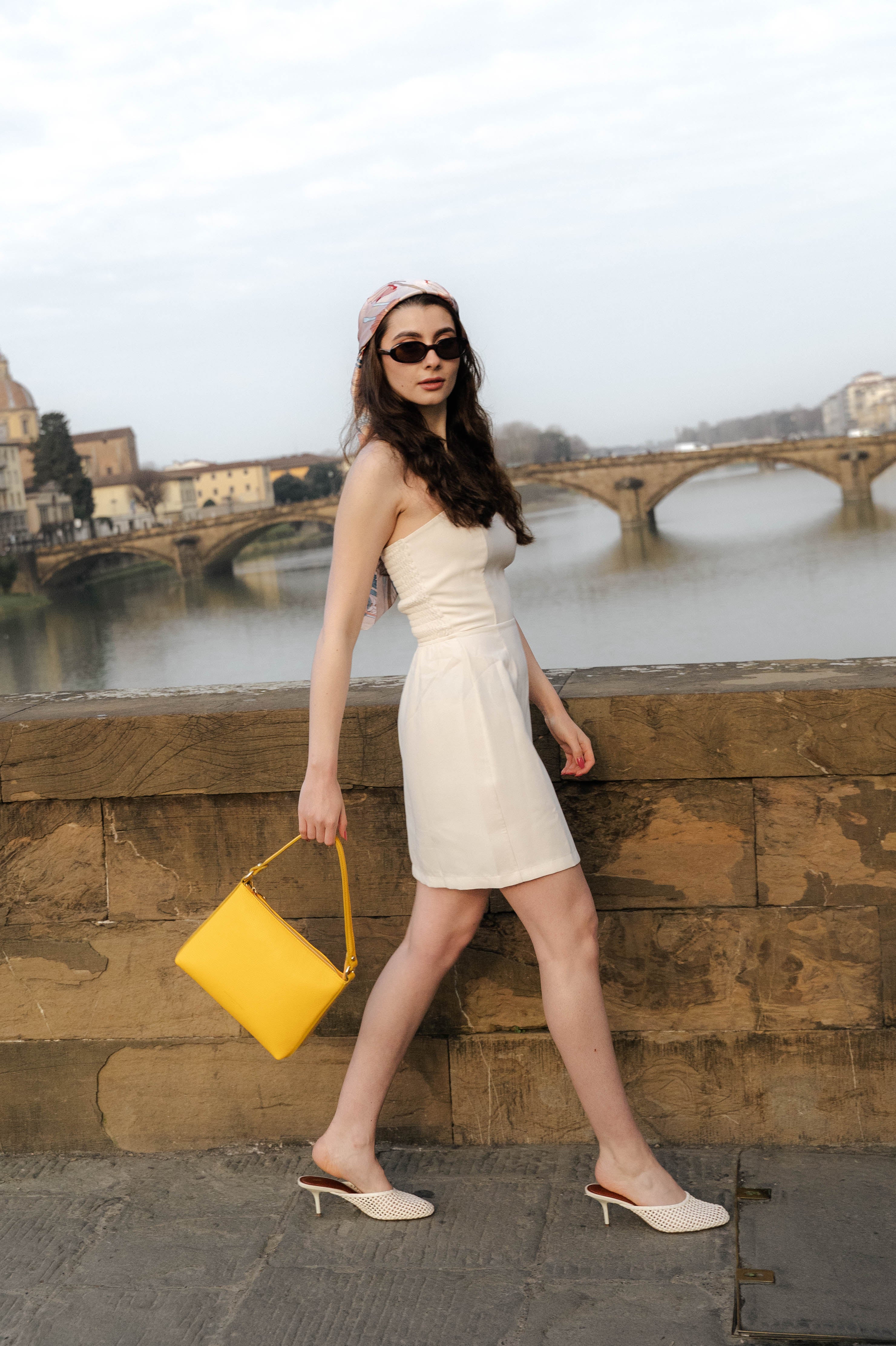 Bolso de hombro Tiji - Amarillo