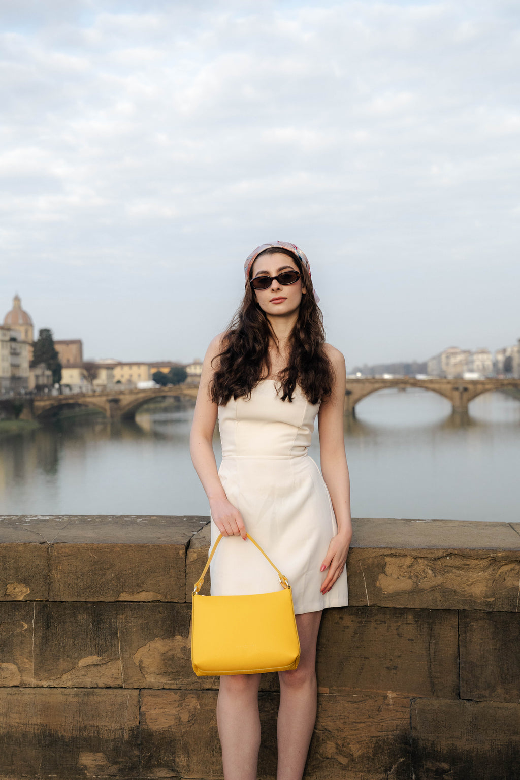 Bolso de hombro Tiji - Amarillo