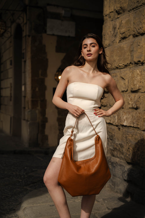 Sac Porte Epaule Vita - Camel