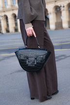 Sac À Main Votti Croco - Noir