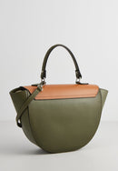 Bolso bandolera Votti Croco - Verde/Beige