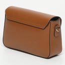 Aela Box Shoulder Bag - Dark Camel