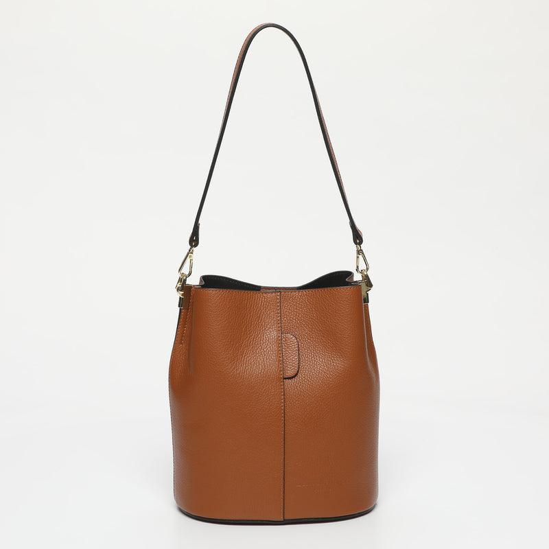 Sac A Main Bruna Graine - Camel