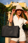 Bolso shopper Milia - Negro