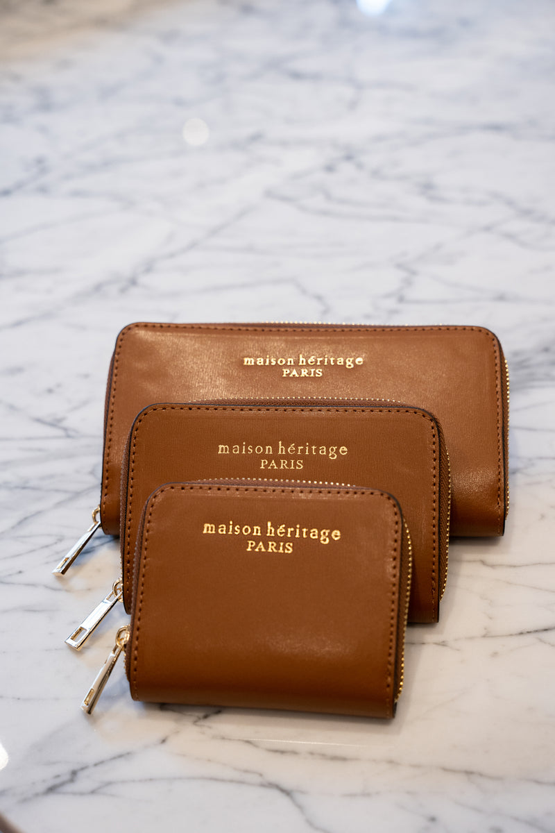 Cartera Moni Box - Camel oscuro