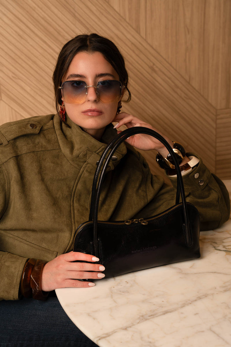 Bolso de hombro Anie - Negro