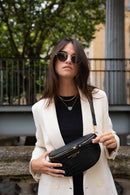 Kimi Croco Belt Bag - Black
