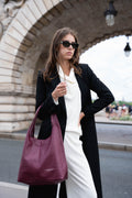 Sac Porté-Épaule Rebe - Bordeaux