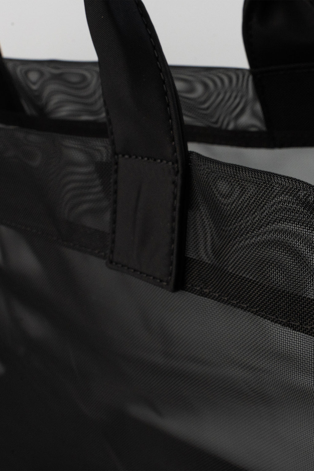 Bolso tote bajo - Negro