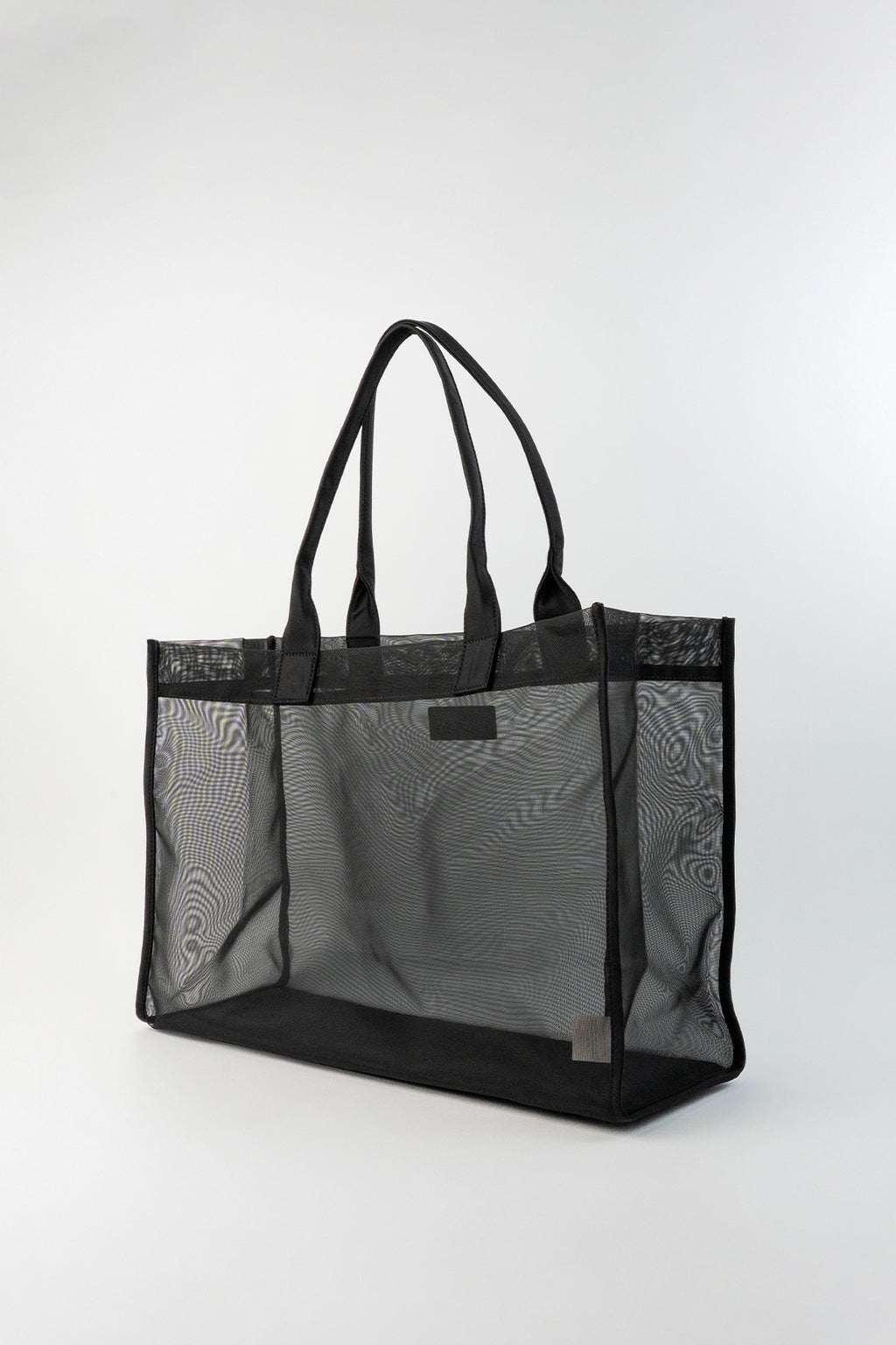 Bolso tote bajo - Negro