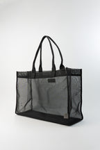 Bolso tote bajo - Negro