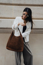 Bolso de hombro Kira - Marrón