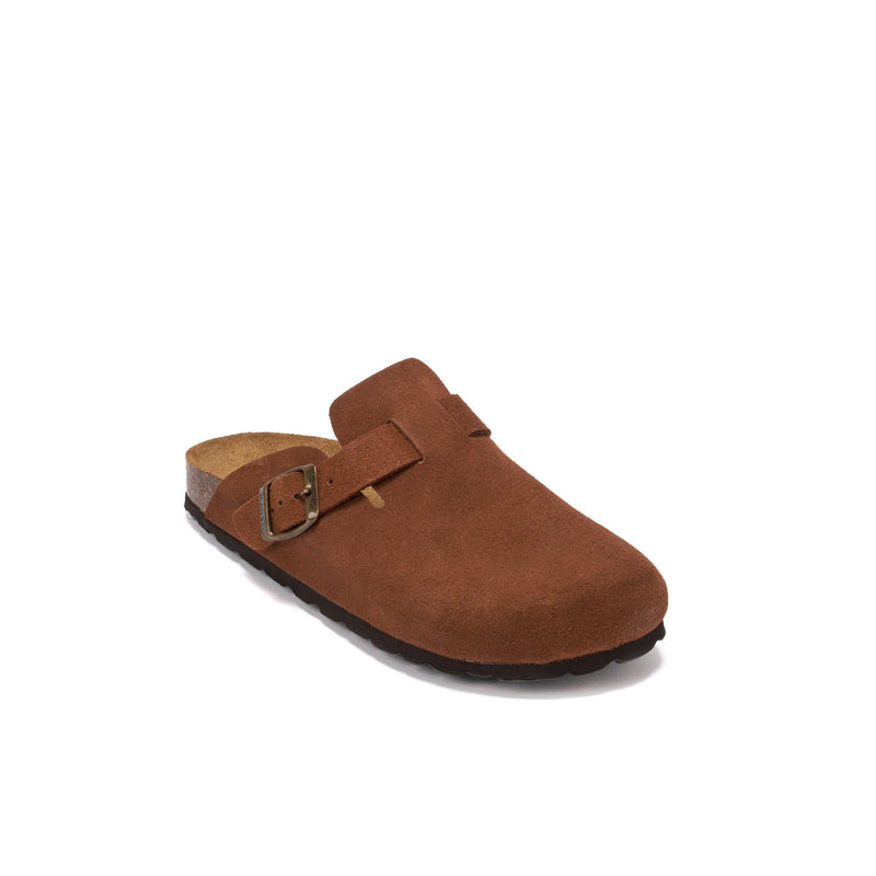 Noe Suede Chestnuts Clogs - Women's