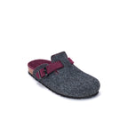 Sabots Noe Noir Gris & Bordeaux - Mixte