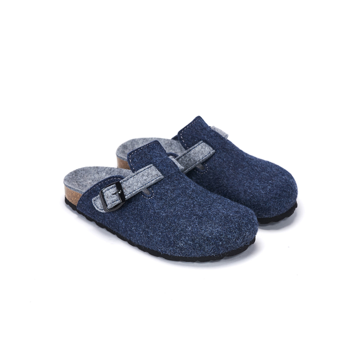 Noe Træsko Blå & Lys Grå - Unisex