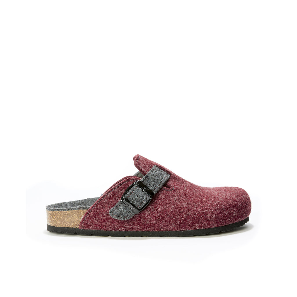 Noe Træsko Bordeaux & Sort Grå - Unisex