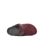 Noe Træsko Bordeaux & Sort Grå - Unisex