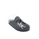 Angel Reindeer Slippers Black Gray - Mixed