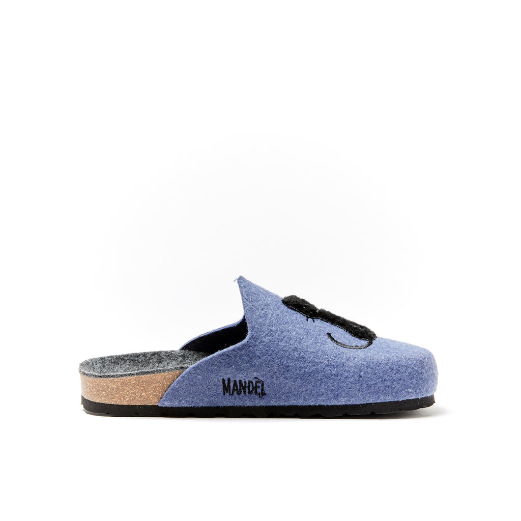 Pantuflas Angel Cat Denim Azul - Mujer