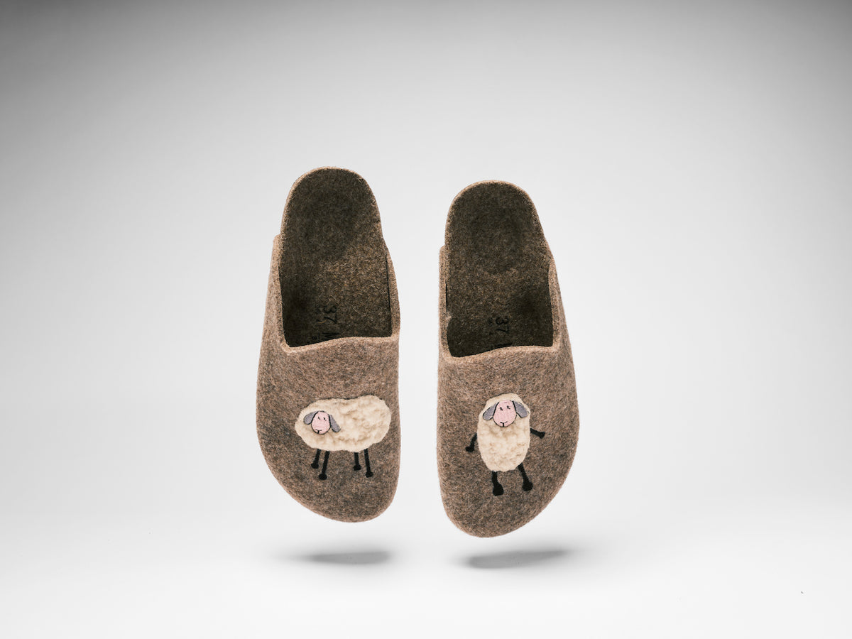 Pantofole Angel Sheep Beige - Donna
