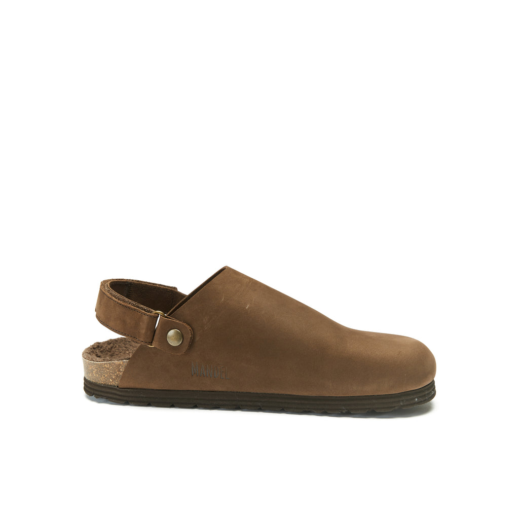 Chodaki Adam Nubuk Czarny Brązowy - Damskie