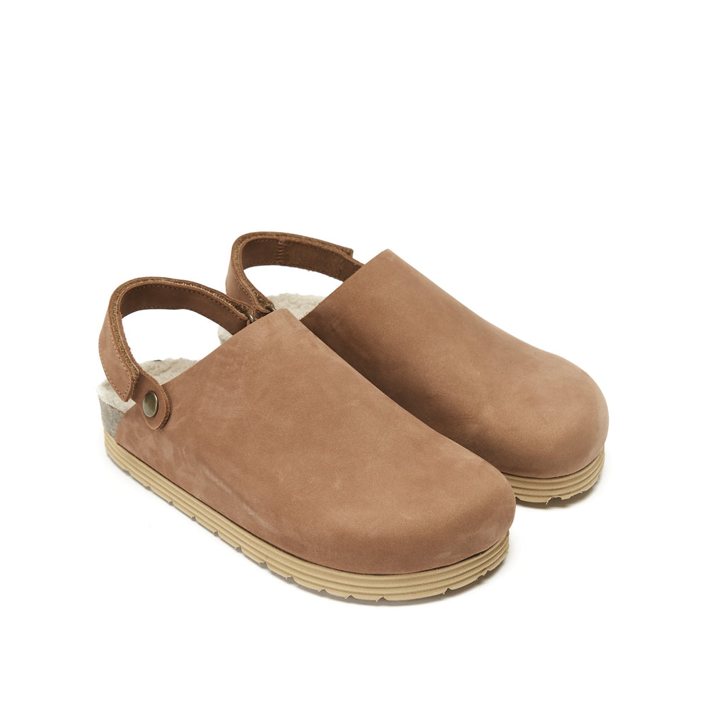 Sabots Adam Nubuck Marron - Femme