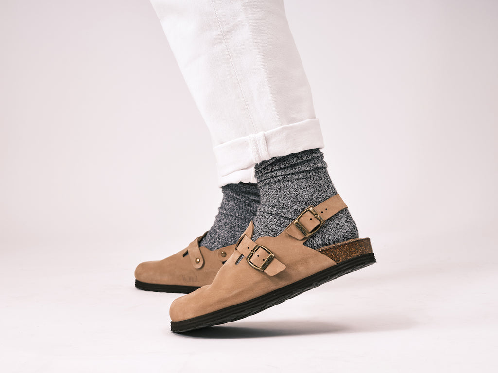 Zuecos Oscar - Taupe - Hombre