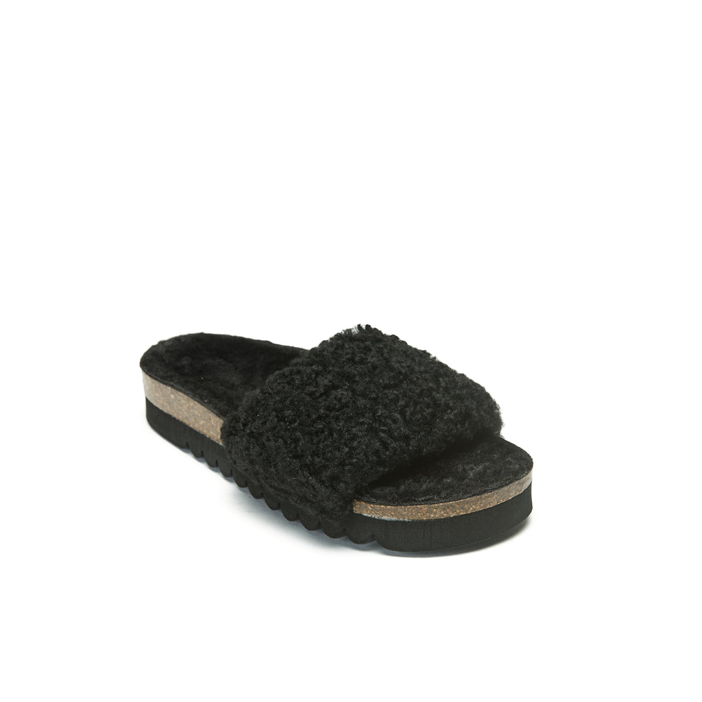 Sandali Laia Teddy Nero - Donna
