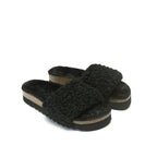 Sandali Laia Teddy Nero - Donna