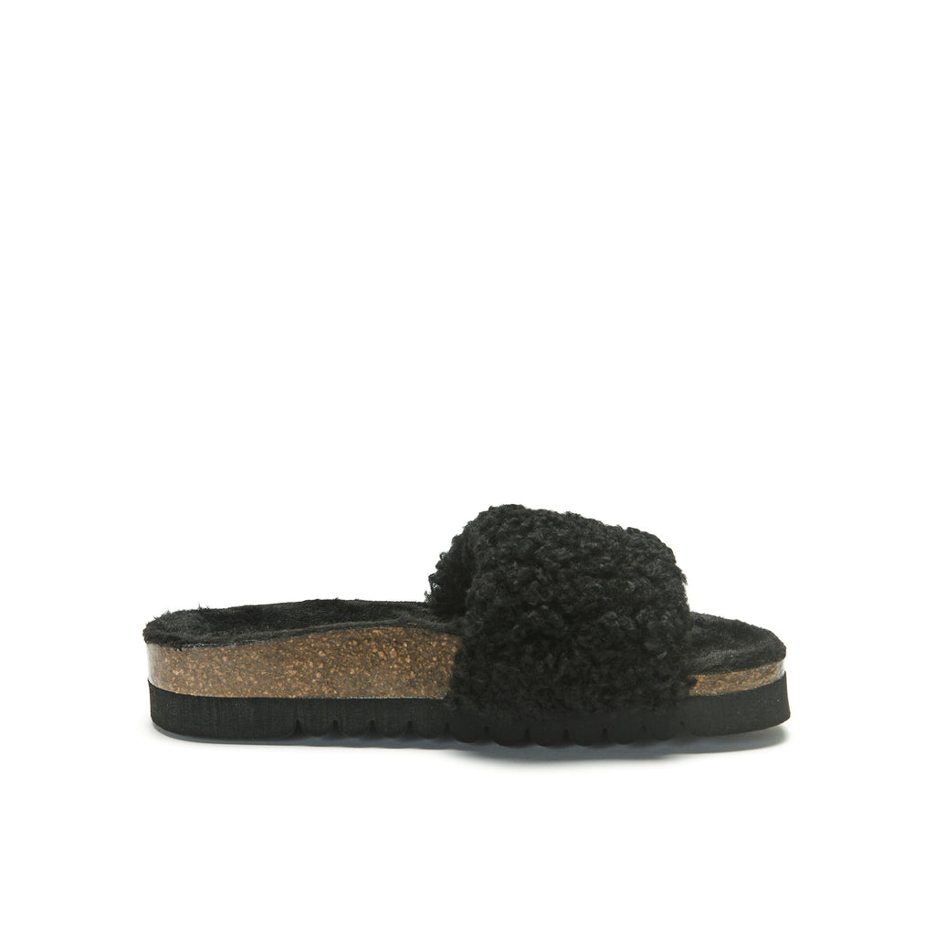 Sandali Laia Teddy Nero - Donna